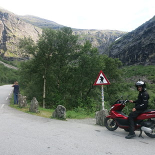 Ar motorolleri Geiranger - Trollstigen-Geiranger