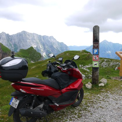 Mangart kalnā, Slovēnija