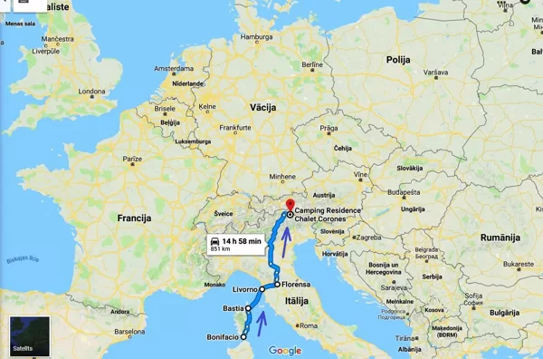 Neliels fragments no mājupceļa maršruta
