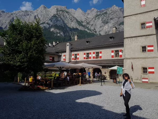Hohenwerfen pils pagalmā