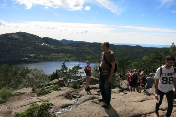 Pērgājiens uz Preikestolen