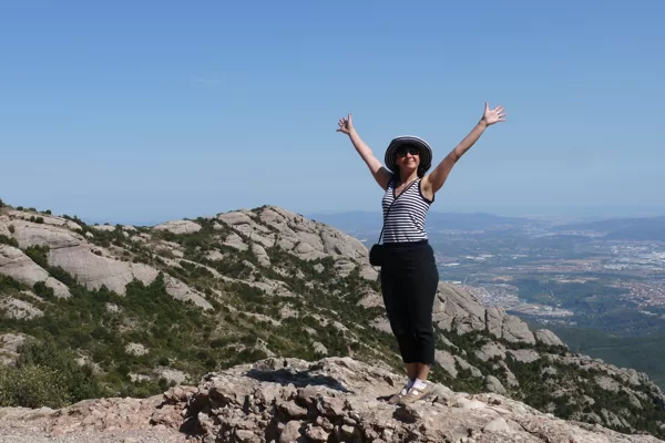 Montserrat kalnā Spānijā
