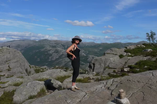 Ceļā uz Preikestolen klinti