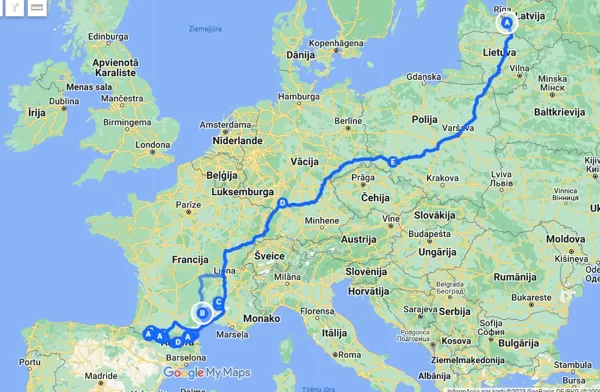 Pireneji 2023. gada jūlijs-augusts